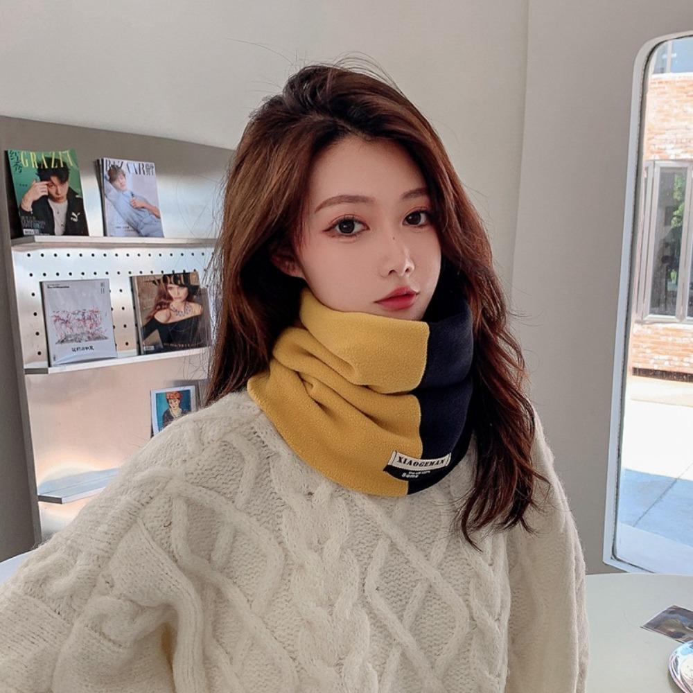 Winter Warm Hooded Scarf Knitted Neck Scarves Bandana New Ski Climbing Scarfs