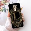 Прозрачный чехол для Honor 6X Чехол Роскошная Корона Буквы от A до Z 2D Плоский Узор Мягкий Чехол для Телефона BLN-AL10 BLN-L21 BLN-L22 BLN-L24