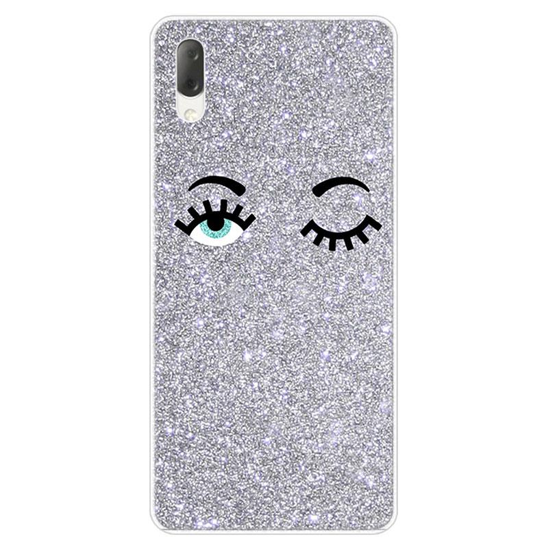 Жесткий чехол с милым мультяшным подмигивающим глазом для Sony Xperia L1 L2 L3 X XA XA1 XA2 Ultra E5 XZ XZ1 XZ2 Compact XZ3 M4 Aqua Z3 Z5 Premium