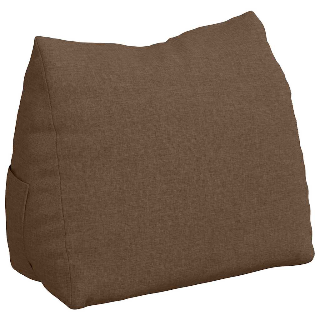 Back Cushion Brown 45 x 20 x 35 cm Fabric
