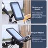 Waterproof Smartphone Mount Magnetic Design Motorcycle Phone Holder  Mountain Bike