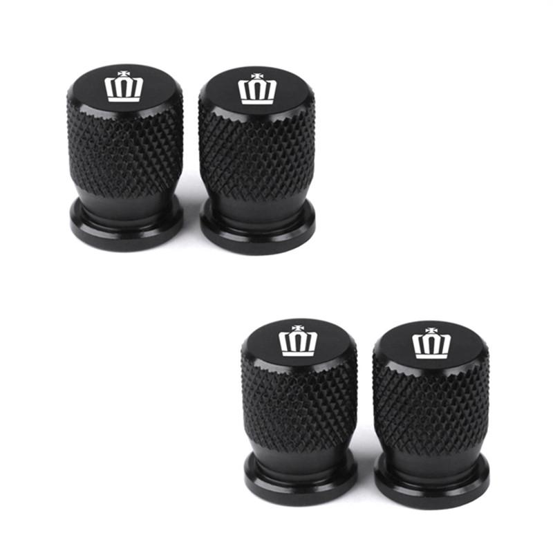 For Toyota ew124pcs Car Wheel Tire Valve Caps Aluminum Airtight Covers Badge Emblem for Toyota Crown Accessories ZEA1