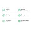 Din Rail Smart LED Digital DC11V-310V Direct Current Voltage Meter Numeric Display Voltage Gauge for Electronics