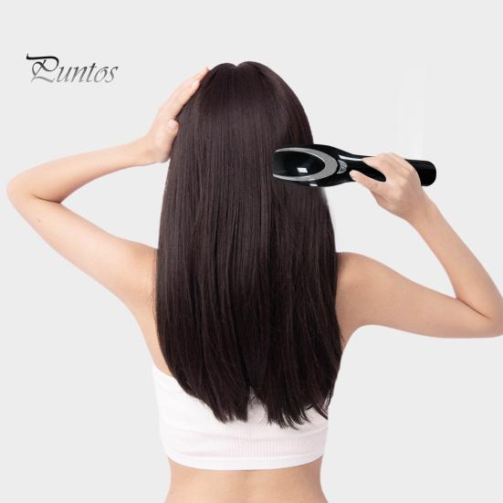 Электрическая расческа для роста волос Профессиональный массажер для кожи головы Красный синий свет Терапия Лечение выпадения волос Портативная электрическая массажная щетка для истонченных волос