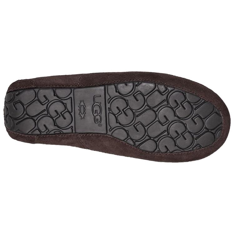 UGG Тапочки Аскот Уютные Повседневные Спортивные Обувь в стиле Athleisure Коричневые С подкладкой из флиса Мужские 1101110-ESP