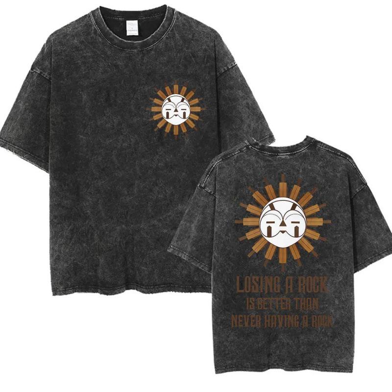 Fashion Personality T-Shirt Game Clair Obscur Expédition 33 Vintage Washed