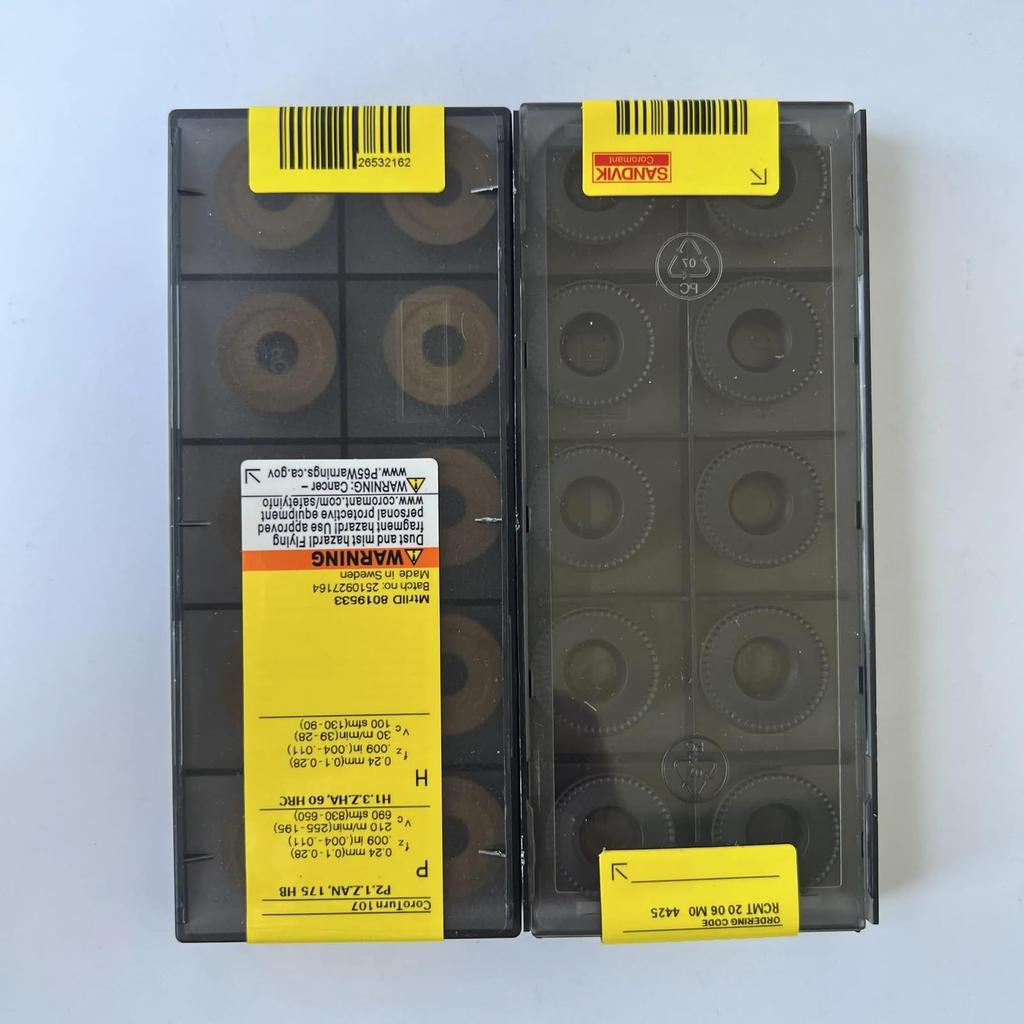 Original Sandvik / RCMT2006M0 4425 CNC lathe carbide blade 10 PCS