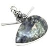 Pendant Lepidolite Gemstone Handmade Mother's Day Gift Silver Jewelry 1.75"