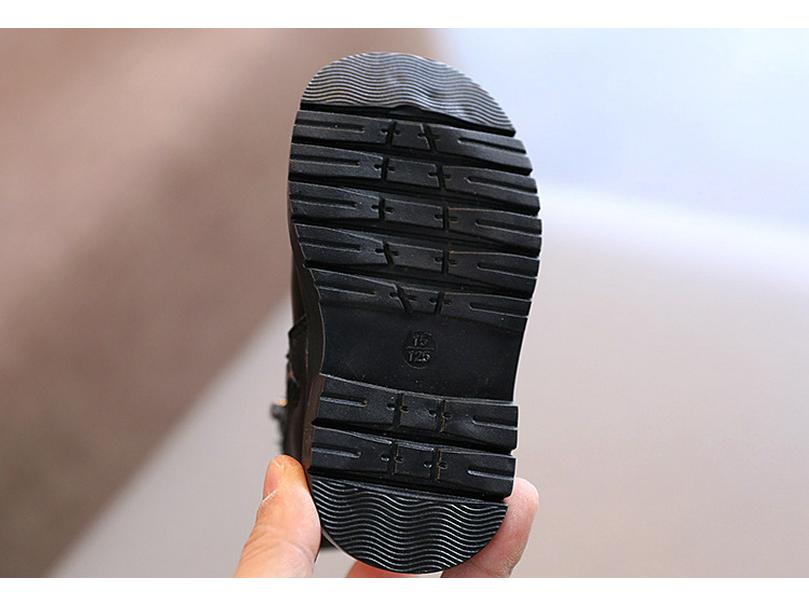 Зимняя хлопковая обувь для мальчиков и девочек - Уютные, теплые ботиночки для малышей с бархатной подкладкой