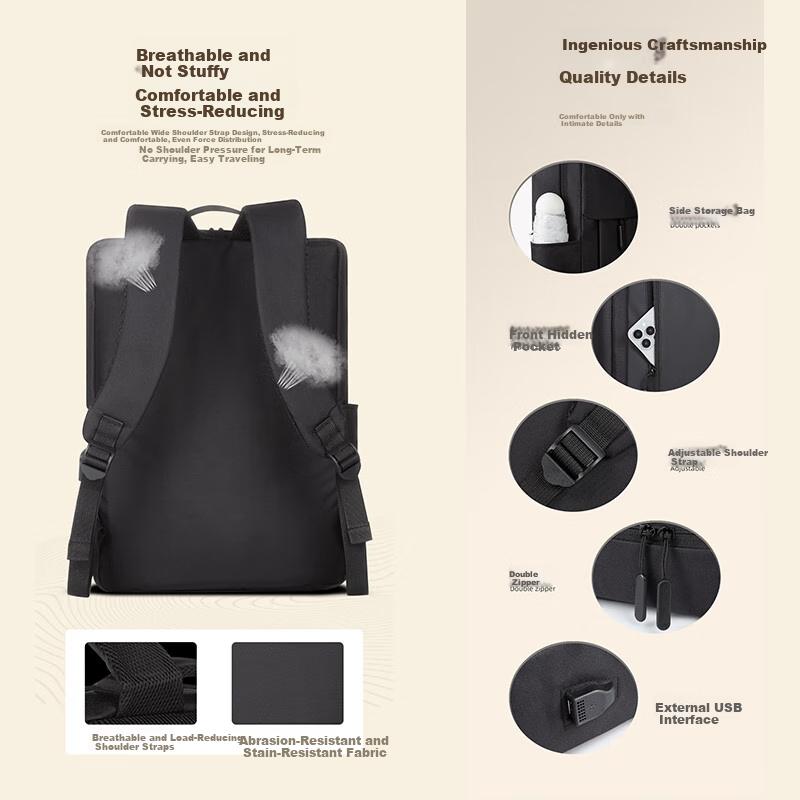 WOMT Laptop Backpack for Men And Women, Business Large Capacity Travel Backpack for Notebooks And Gaming Laptops, 15.6/16 Inch