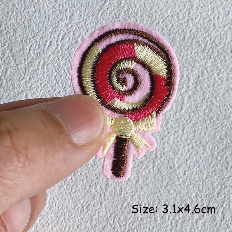 Cartoon Animals Embroidered Iron Patch For Clothing DIY Striped Sewing Patch