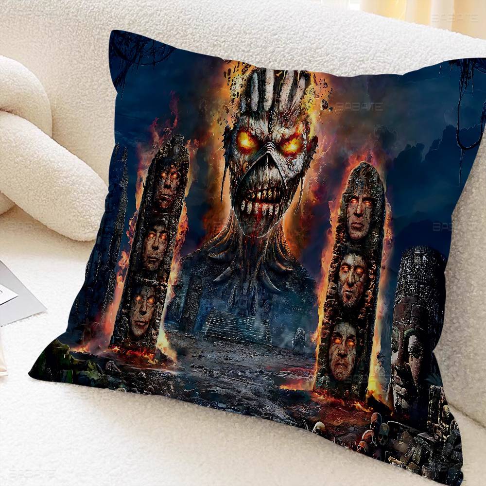 Крутая Подушка-Подушка Чехол Наволочка Iron Maiden Гостиная Диван Домашний Декор На Заказ