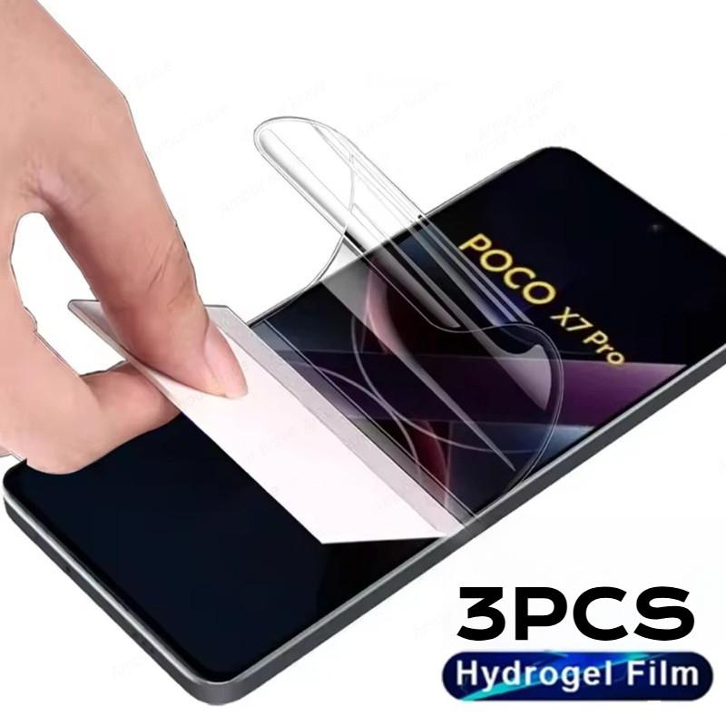 3 шт. Гидрогелевая мягкая пленка для Xiaomi PocoX8 PocoX5 Матовая и Антишпионская Защитная пленка для конфиденциальности для Xiaomi Poco X5 Pro Max Neo HD Пленка с защитой от синего света