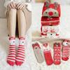 Casual Women Socks Winter Christmas Socks Cartoon Elk Fox Keep Warm Cute Ladies Girls Sock Xmas Gifts GZW