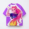 Kpop охота на ведьм группа 3D печать детских футболок, детские футболки с мультяшными персонажами для девочек, детские футболки с аниме для мальчиков, детские Kawaii футболки