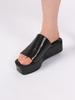 Circle Platform Slide (Black)