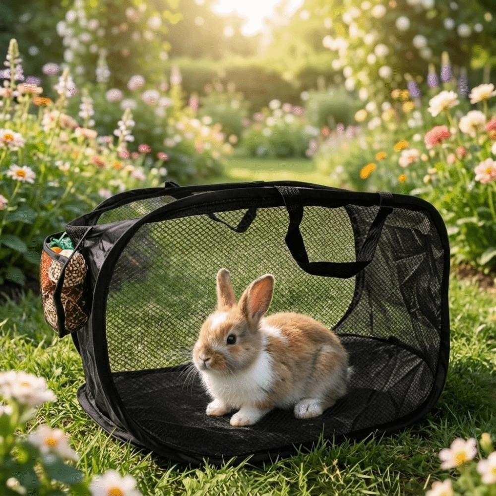 Folding Poultry Escape Fence Transparent Rutin Chicken Anti Escape Tent Exercise Cage