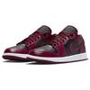 Air Jordan 1 Low Dark Beetroot Женские кроссовки Черный Белый DC0774-006