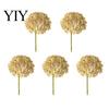 Artificial Hydrangeas for Table Centerpiece Autumn Hydrangea Silk Flowers with Retro Burnt Edge, Multi Colors Bendable Wedding Centerpieces