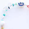 jewelCOUNTY HAPPY THINGS BLUE SMILE BEADS BRACELET