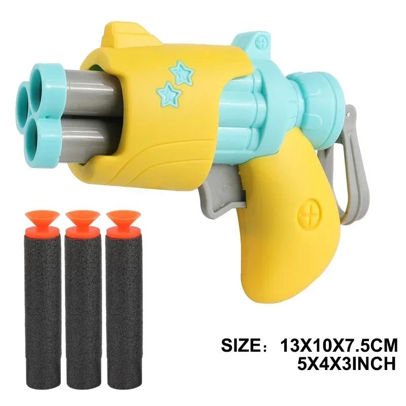 Soft Bullet Gun Toys Children Foam Soft Bullet Launcher Darts Toy Parent-child Interactive Toys Guns Kids Outdoor Shooting Game