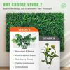Artificial Boxwood Panel 24" X 16" UV 24pcs Boxwood Hedge Wall Panels Artificial Grass Backdrop Wall 4 cm Green Grass Wall, Fake Hedge for Decor