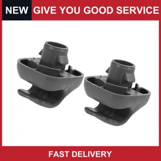 Pack of 2 For Honda Gray Car Sun Visor Hook Clip Bracket Retainer 88217S04003ZA