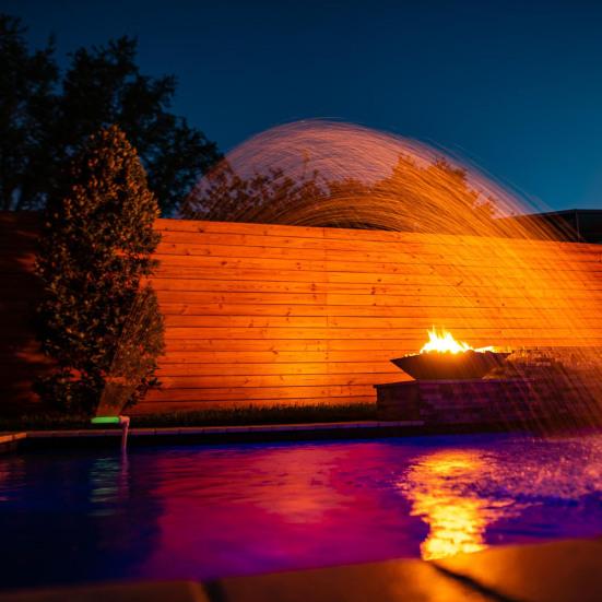 Фонтан для бассейна, светящийся в темноте, регулируемый резьбовой интерфейс, прохладный, теплый, спринклер для водопада, возвратные форсунки, принадлежности для бассейна