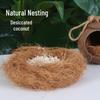 Coconut & Grass Fiber Bird and Small Animal Nest Bedding with Wood Shavings for Zebra Finch and Parrot Breeding