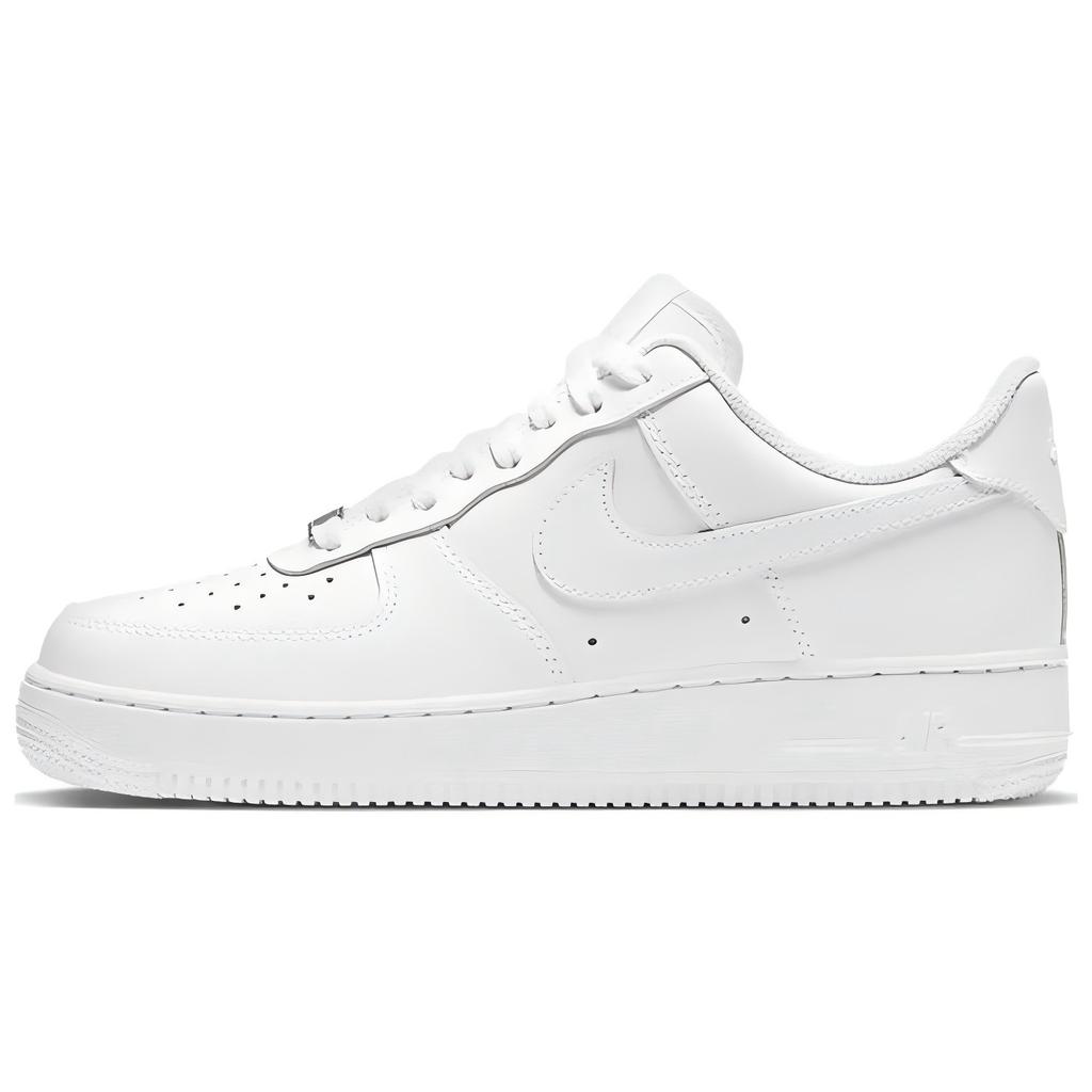 Nike Air Force 1 Bleach Returns Wear resistant And Lightweight Low top Skateboard Shoes Unisex White CW2288-111(Team779-)