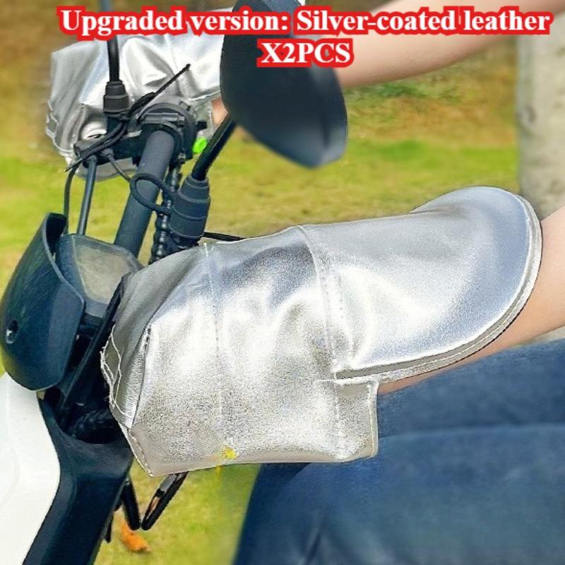 Motorcycle and Electric Bike Handlebar Gloves, Sunshade and Rainproof Handlebar Covers, Sun Protection Hand Covers, Hand Covers