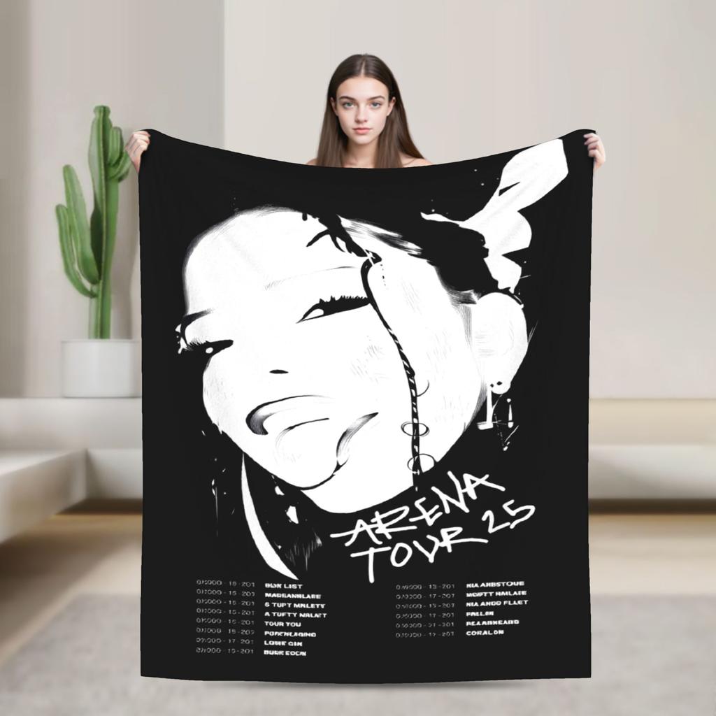 Nina Chuba Blanket Quality Soft singer Throw Blanket Winter Child Bedroom Novelty Bedspread
