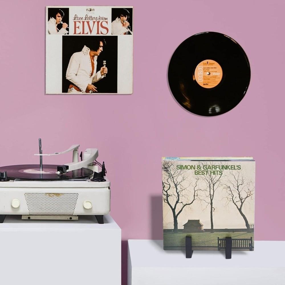 1pc Stable Vinyl Record Display Stand Versatile CD Storage Rack Home Decor Organizer