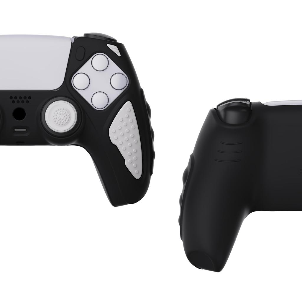 Silicone Cover for PlayVital Ps5 Controller Silicone Skin Ergonomic Soft Rubber Protective Case for Ps5 with Thumb Stick Cap or Controller, Anti-slip