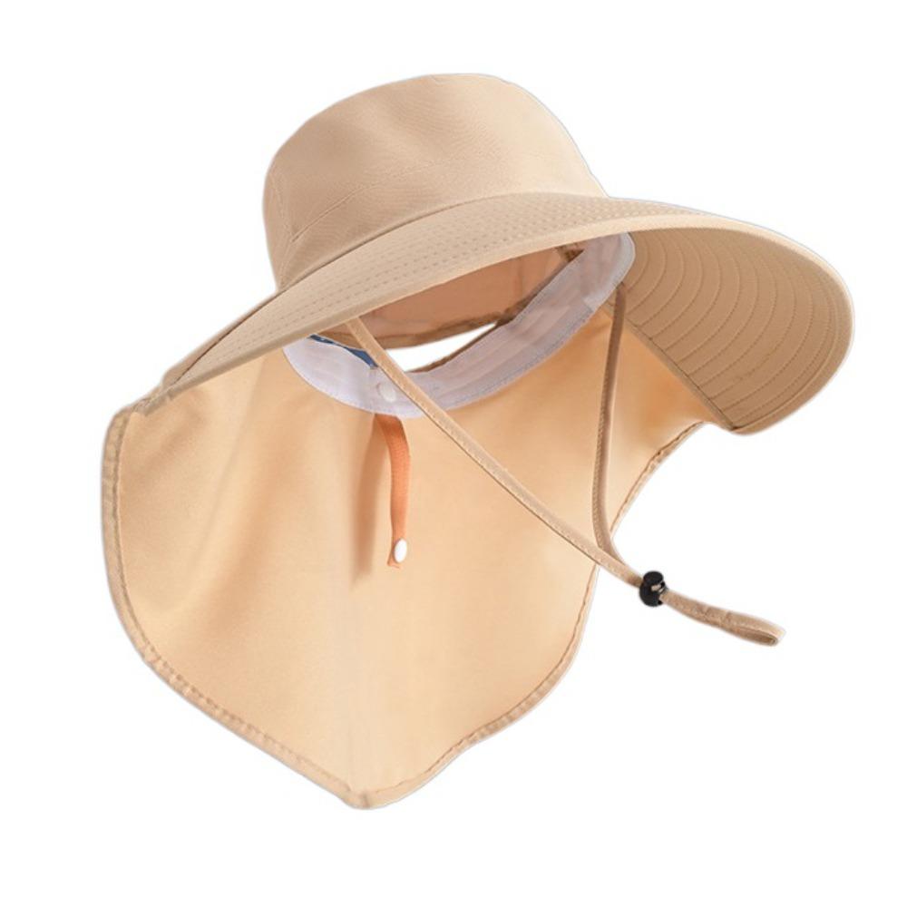 Anti-UV Wide Brim Sun Hat Foldable Women Bucket Hats Adjustable Sun Protection Hat  Safari Cap