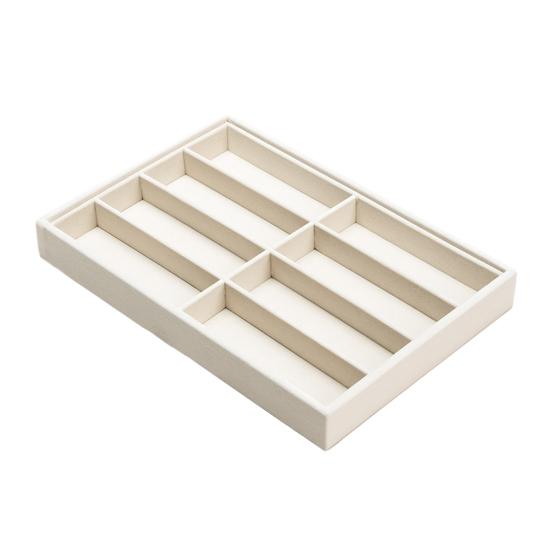 Органайзер для солнцезащитных очков, лоток, 8 ячеек, бархатный держатель для очков, коробка для хранения, штабелируемый, мужской, женский, для очков, часов, ювелирных изделий, витрина