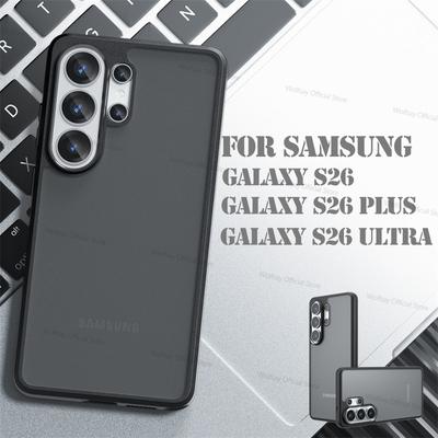 Чехол для Samsung Galaxy S26 Ultra Чехол Samsung Galaxy S26 S26 Plus S26 Ultra Роскошный Матовый ПК + ТПУ Ударопрочный Силиконовый Чехол