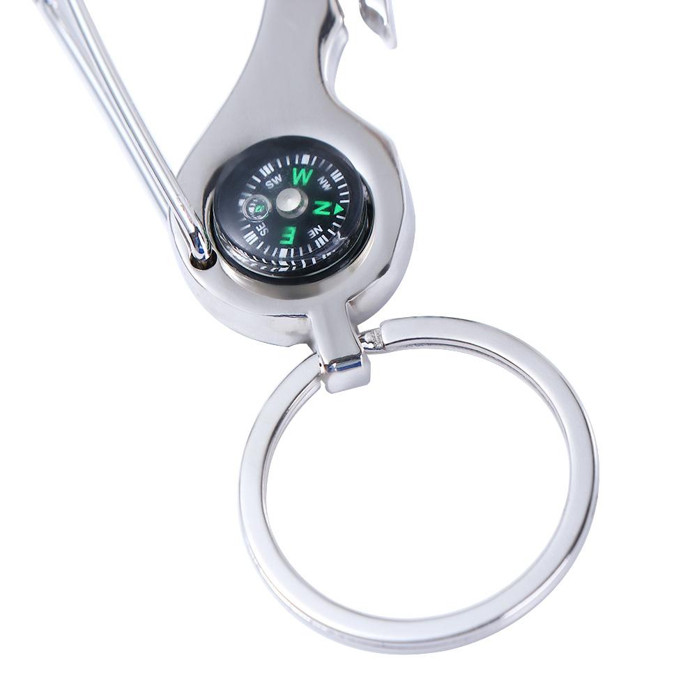 Interior Accessories Compass Car Accessories Multi-function Opener Keyfob Key Rings Car Keychain