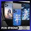 Игровой чехол WUWA S-Shorekeeper-r для iPhone 17, 16, 15, 14, 13, 12 Plus, Max, Мягкий силиконовый, Черный