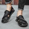 Fashion Men Sandals Summer Designer Casual Beach Shoes Male Outdoor Slippers Sport Leather Non-Slip Loafers Luxury Flats Plus Size 47