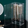 Acrylic Jewelry Box Organizer for Women Ring Bracelet Jewelry Box Storage Necklace Earrings Transparent Display Stand Accessory