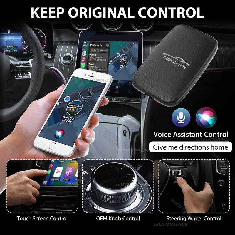 3 в 1 Carplay&Auto Box Проводной и беспроводной адаптер Android Auto для проводных автомобилей Android Auto Smart Ai Box WiFi для Netflix Youtube