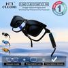 CLLOIO Bluetooth Smart Prescription Glasses Magnet Clip On Polarized Myopia Eyewear Anti Blue Light Progressive Reading Glasses