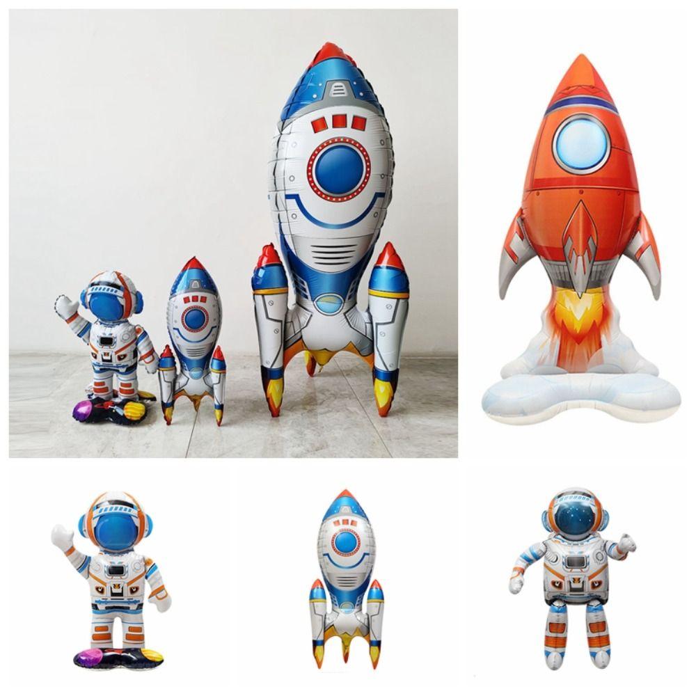 Ракета-космонавт Воздушный шар в форме стоящей ракеты Воздушный шар в форме астронавта Детский душ