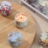 Creative Scented Soy Wax Candle Gift Box with Dried Flowers - Wedding Favor