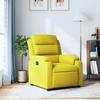 VidaXL Recliner Armchair, Chair with Footrest, Seat with Backrest and Armrests Living Room, Modern, Yellow 373507