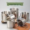 Stainless Steel Foldable Camping Mug: Portable Outdoor Picnic Cup