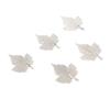 5 шт. Подвески в виде листьев Красивые Элегантные Прозрачная Текстура Подвески-листья из цинкового сплава для ожерелья, браслета, для изготовления украшений своими руками