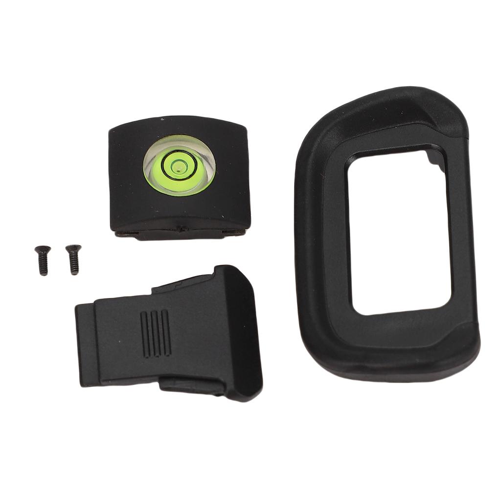 Camera Eyecup Level and Hot Shoe Cover Set Fit for R10 3 In 1 Camera Viewfinder Eyecup Bubble Level Hot Shoe Cap