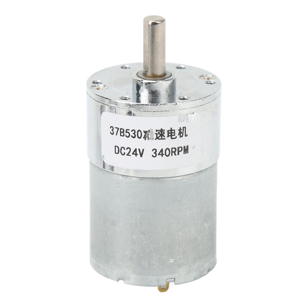 340RPM Worm DC Gear Motor High Torsion Adjustable Speed Brass Coil Micro Speed Reduction Geared